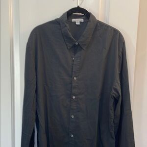 Men's Black Button Down